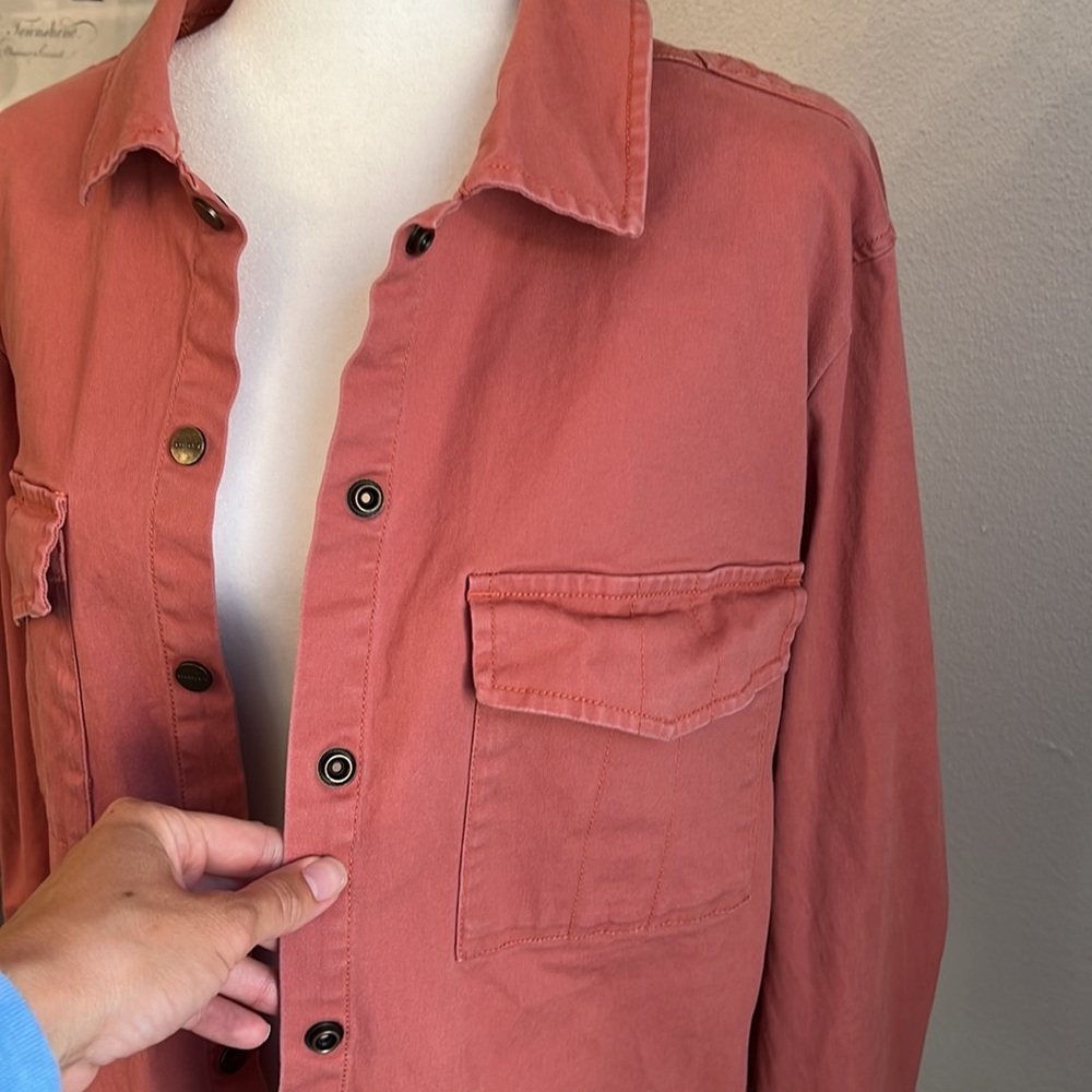 Sanctuary Canvas Jacket Rust - Picture 2 of 5